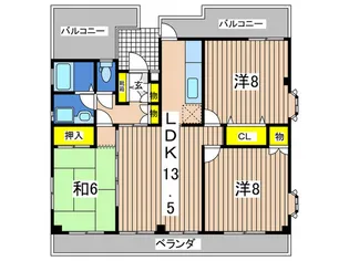 メゾンアタカ【4階】の間取り