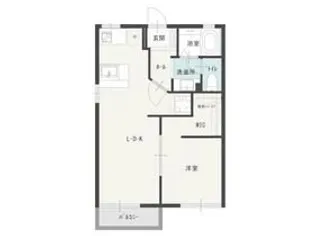 タウニィJUN【1階】の間取り