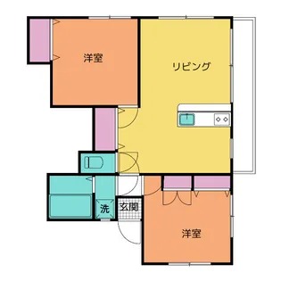 かみしばマンション【3階】の間取り