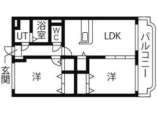 ユーミーRisa【1階】の間取り