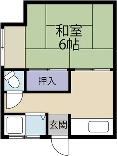 天神町ハイツ【3階】の間取り