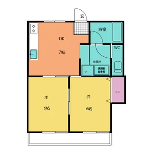 GRAN矢来【1階】の間取り