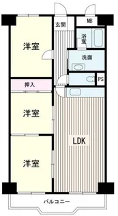 アームズ皆実【6階】の間取り