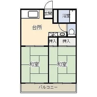 カーサイズI【2階】の間取り