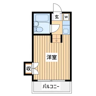 クレール新百合【2階】の間取り