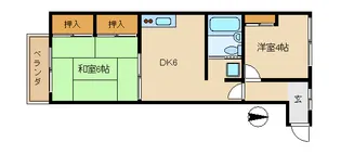 東京都大田区中央7【マンション】の間取り