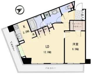 東京都大田区大森西2【マンション】の間取り