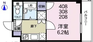 東京都新宿区新宿6【マンション】の間取り