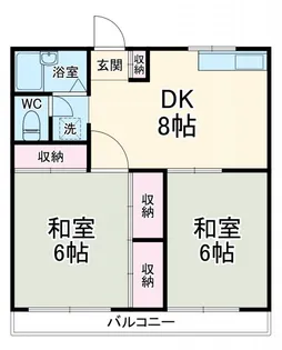 リバーサイド・オクダ II【2階】の間取り