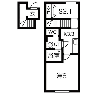 KINGDOM(キングダム)【2階】の間取り