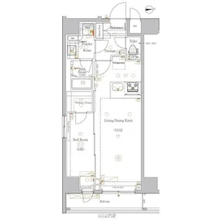 BPRレジデンス浅草【2階】の間取り