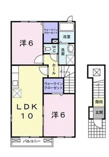 トレポンテA【2階】の間取り