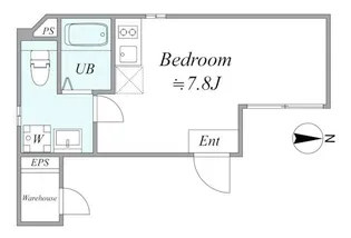 東京都中野区新井4【マンション】の間取り