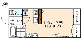 NSコーポ【1階】の間取り
