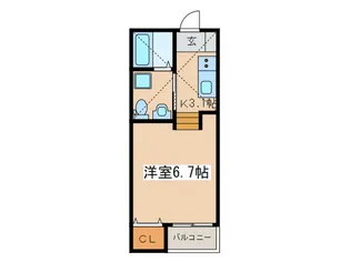 Dフラッツ【1階】の間取り