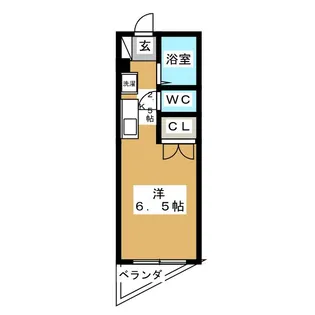 フェリーチェ戸越【3階】の間取り