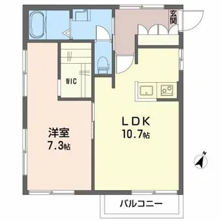 キャッスルバレーA【2階】の間取り