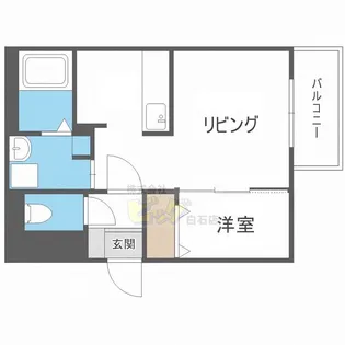 Y.T tower月寒東(ワイドットティータワー月寒東)【3階】の間取り