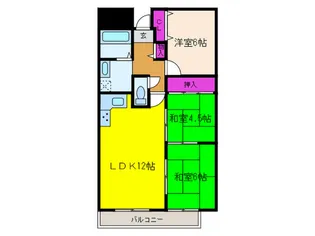 ル・ガーデニアの間取り