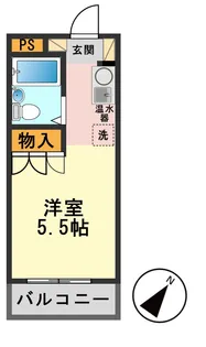 スカイコート高砂第2【3階】の間取り