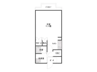 本町壱番館【2階】の間取り