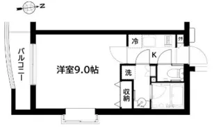 ラ・フローラ武蔵野VIII【4階】の間取り