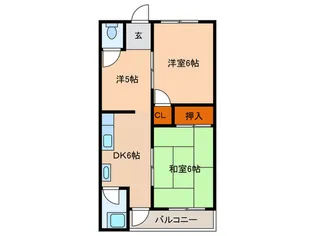 丸吉マンション【2階】の間取り