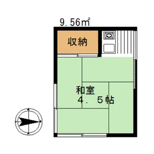 西田荘【2階】の間取り