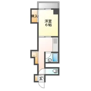 霞シティビル【4階】の間取り