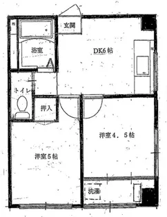 三宏ビル【4階】の間取り