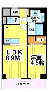 福岡県福岡市東区原田2【マンション】の間取り