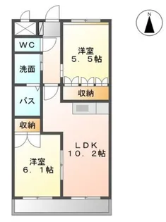 アース スクエア【1階】の間取り