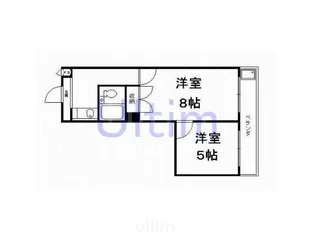 セジュール大手筋【4階】の間取り