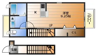 xevoレスト五橋【2階】の間取り