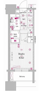 グランド・ガーラ代々木参宮橋【4階】の間取り