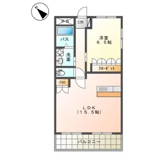 神奈川県平塚市北金目1【マンション】の間取り