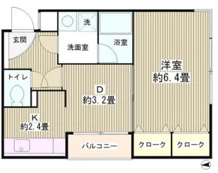 四ツ谷HOUSE【2階】の間取り