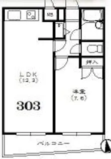 エバメゾン多摩川【3階】の間取り