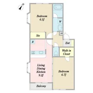 ウィスティリアI【1階】の間取り