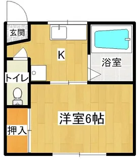 ランディックハイツ【1階】の間取り