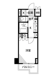 ルーブル蒲田九番館【2階】の間取り