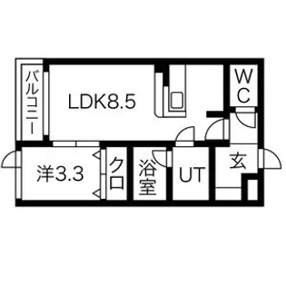 アルトリア【1階】の間取り