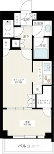 東京都港区高輪3【マンション】の間取り