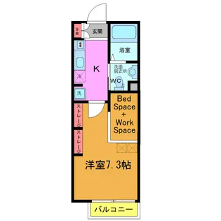 My Style vintage 市川新田【1階】の間取り