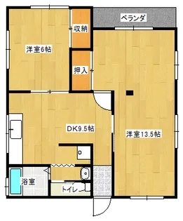 マークスII【1階】の間取り
