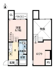 FOREST高木フォレスト【2階】の間取り