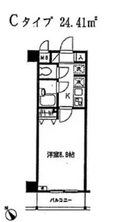 メゾンド島津山【2階】の間取り