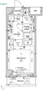 ラフィスタ尾久駅前【5階】の間取り