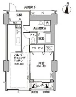 東雲キャナルコートCODAN11号棟【10階】の間取り