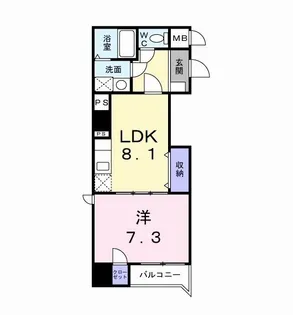 ASA【7階】の間取り